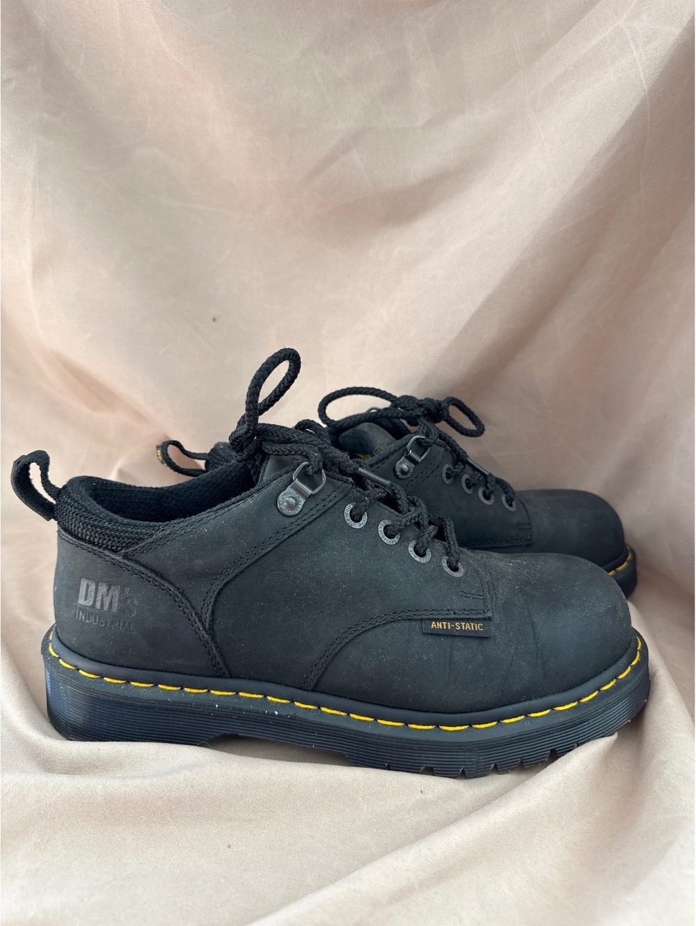 Dr. Martens Industrial Steel Toe Work Shoes Black EU 42 US 9 Anti Static